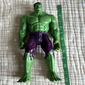 HULK - a Marvel superhero and founding member of the Avengers. Toy action figure